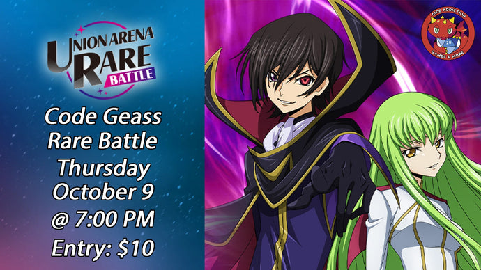 Dice Addiction's Union Arena: Code Geass Rare Battle
