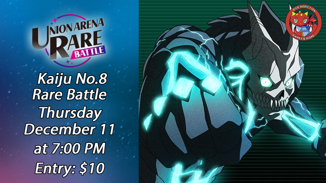 Union Arean Kaiju No.8 Rare Battle at Dice Addiction