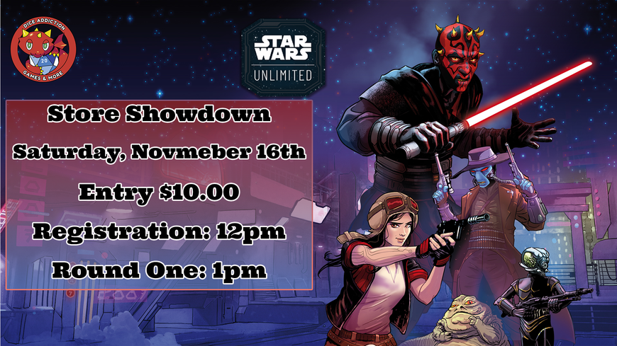 Dice Addiciton's Shadows of the Galaxy Store Showdown