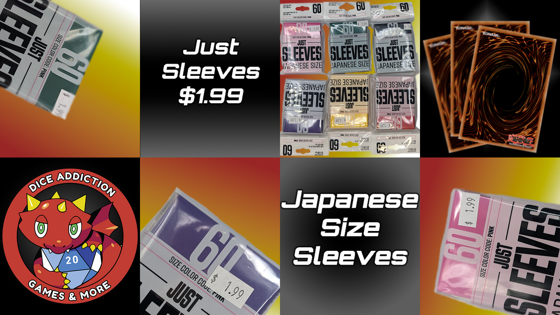 DICE ADDICTION HAS MORE JUST SLEEVES!