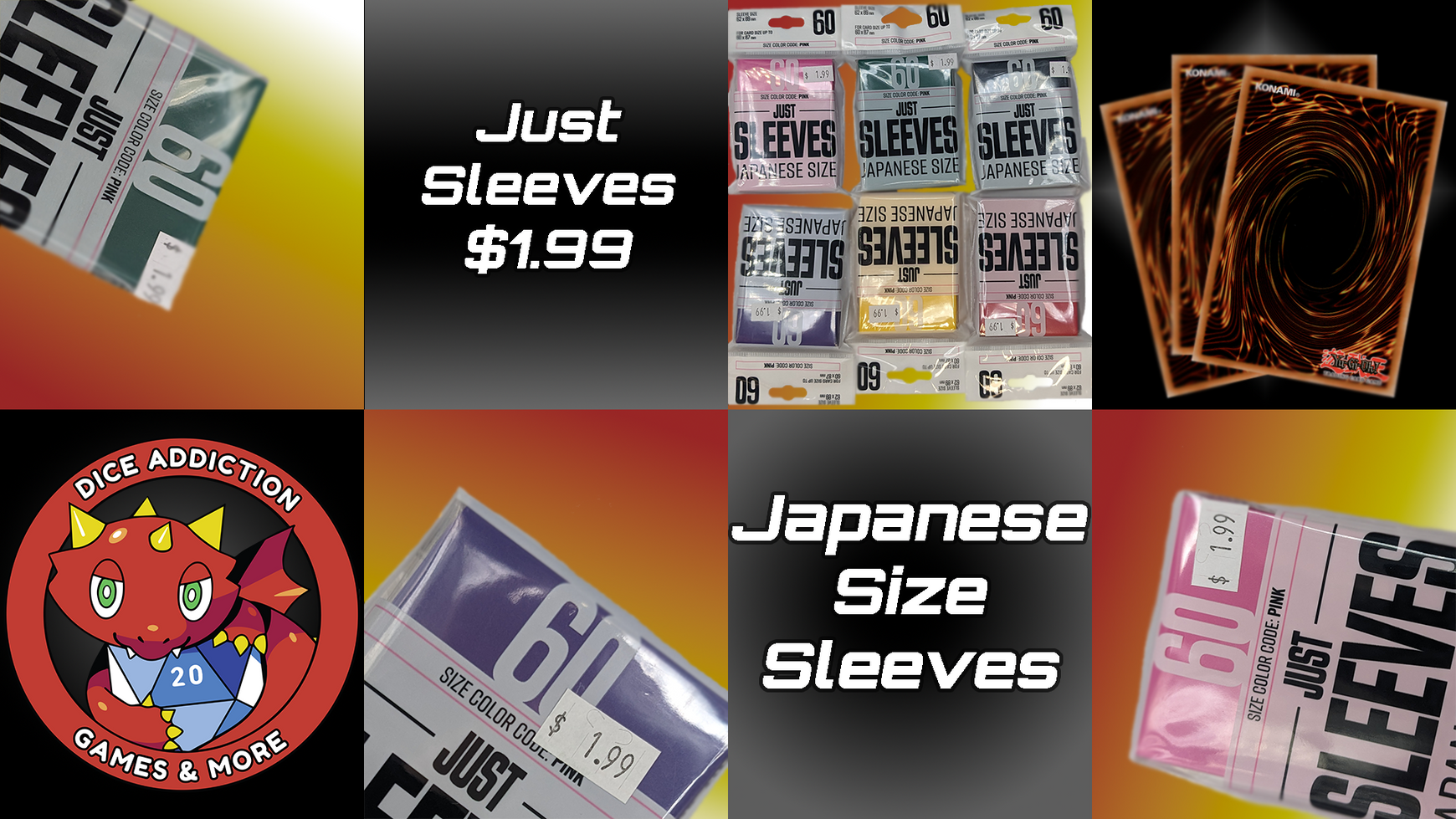 DICE ADDICTION HAS MORE JUST SLEEVES!