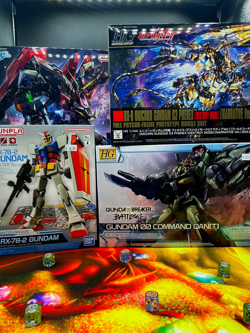 Gundam & Model Kit Restock @ Dice Addiction!