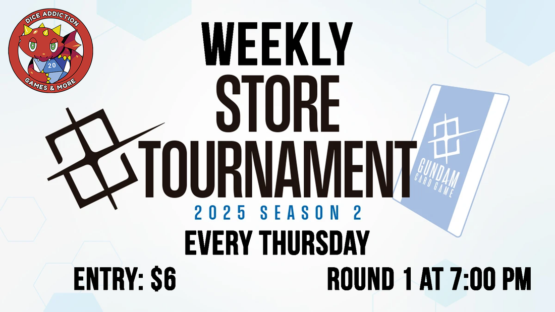 Weekly Gundam Card Game Events at Dice Addcition!