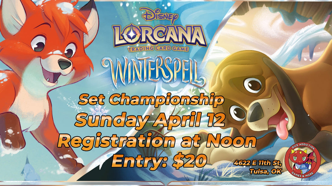Dice Addiction's Lorcana: Winterspell Set Championship