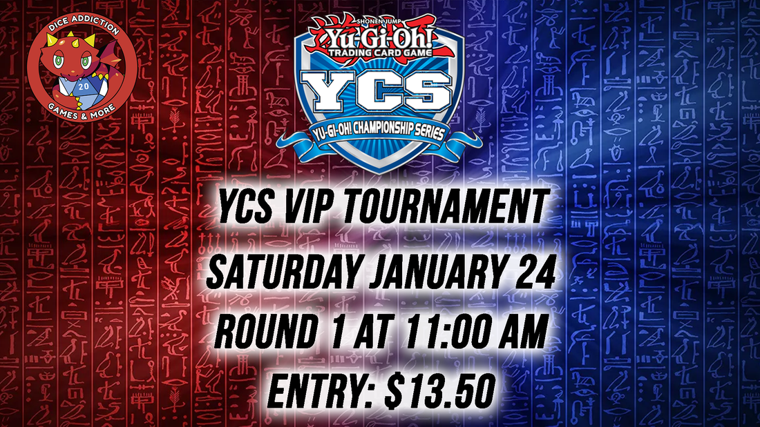 Yugioh YCS VIP Tournament at Dice Addiction