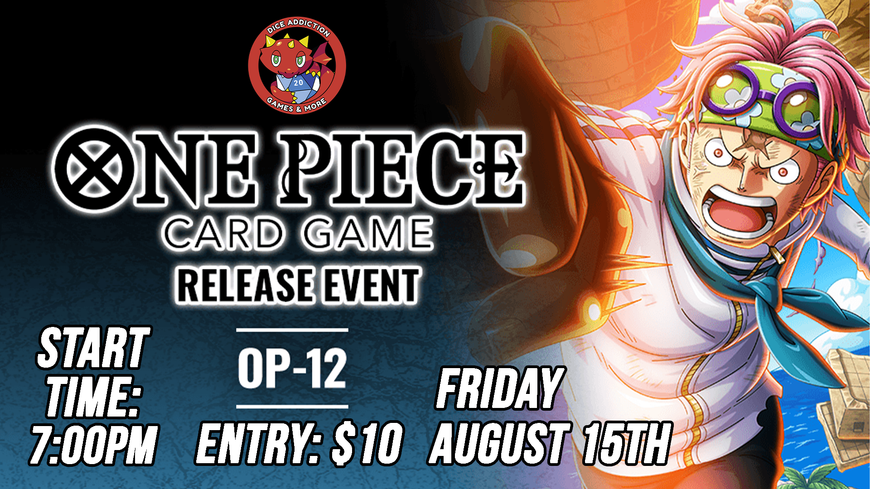 Dice Addiction's One Piece Op-12 Release Event