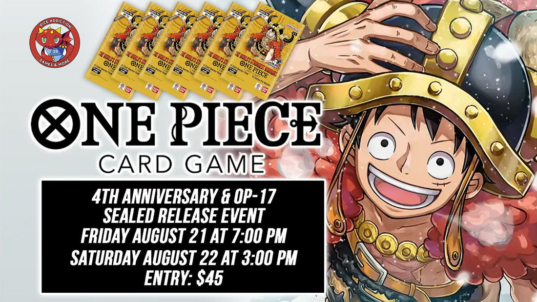 Dice Addiction's One Piece OP-17 & 4th Anniversary Release Event