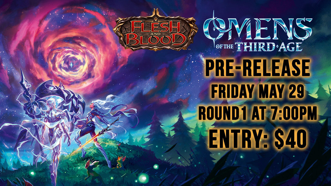 Dice Addiction's Flesh and Blood: Omens of the Third Age Pre-Release