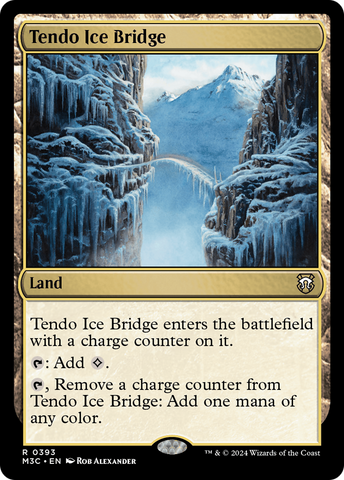 Tendo Ice Bridge (Ripple Foil) [Modern Horizons 3 Commander]