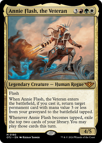 Annie Flash, the Veteran [Outlaws of Thunder Junction]