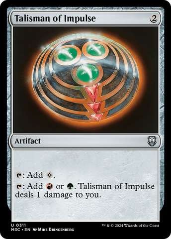 Talisman of Impulse (Ripple Foil) [Modern Horizons 3 Commander]