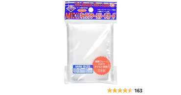 KMC Mini Character Sleeve Guards - Clear
