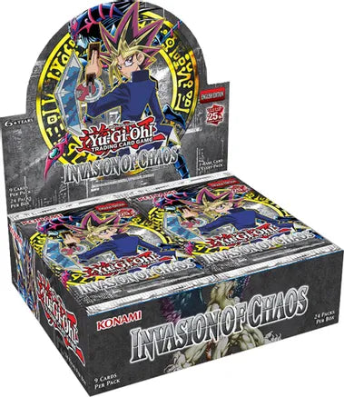original yugioh booster boxes Invasion of Chaos Booster Box