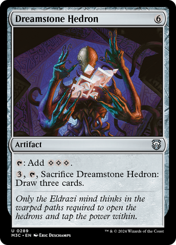 Dreamstone Hedron (Ripple Foil) [Modern Horizons 3 Commander]
