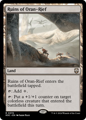 Ruins of Oran-Rief (Ripple Foil) [Modern Horizons 3 Commander]