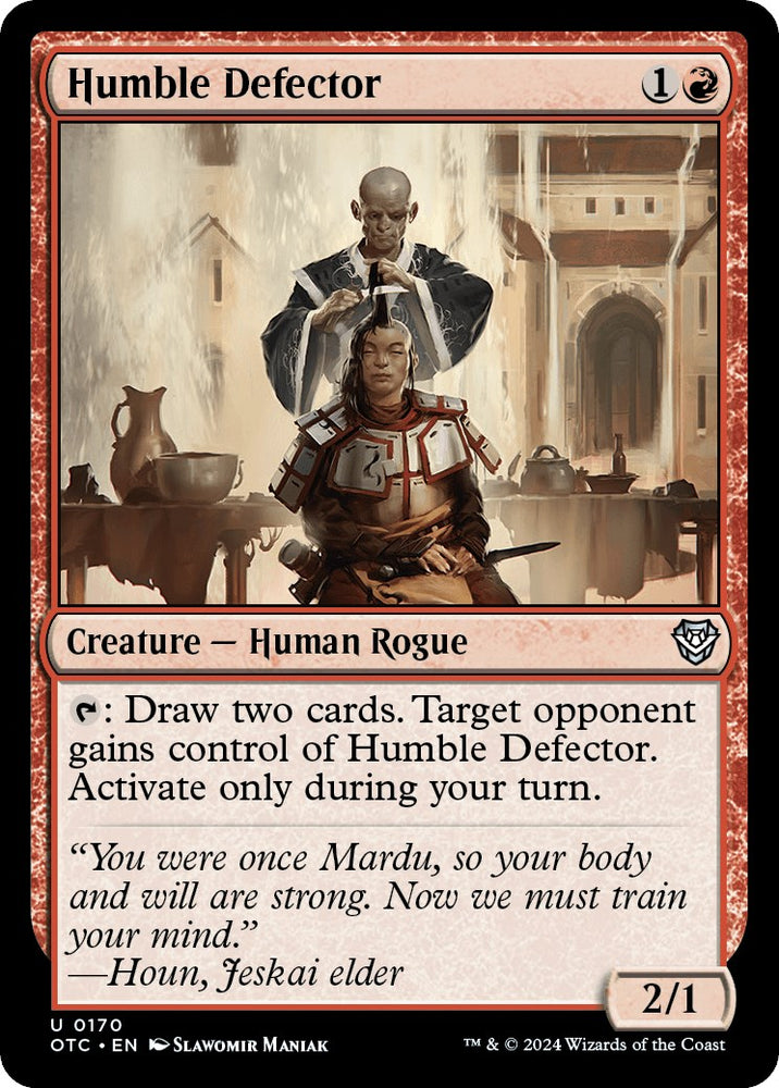 Humble Defector [Outlaws of Thunder Junction Commander]