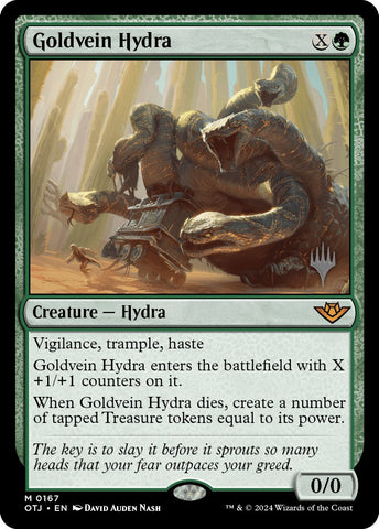 Goldvein Hydra (Promo Pack) [Outlaws of Thunder Junction Promos]