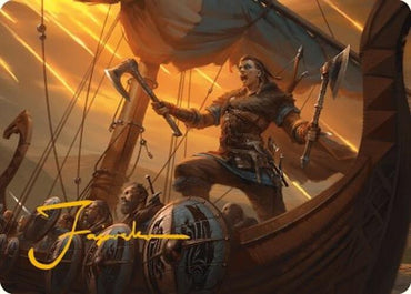 Eivor, Battle-Ready Art Card (Gold-Stamped Signature) [Assassin's Creed Art Series]