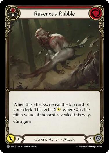 Ravenous Rabble (Red) [SEA219] (High Seas)