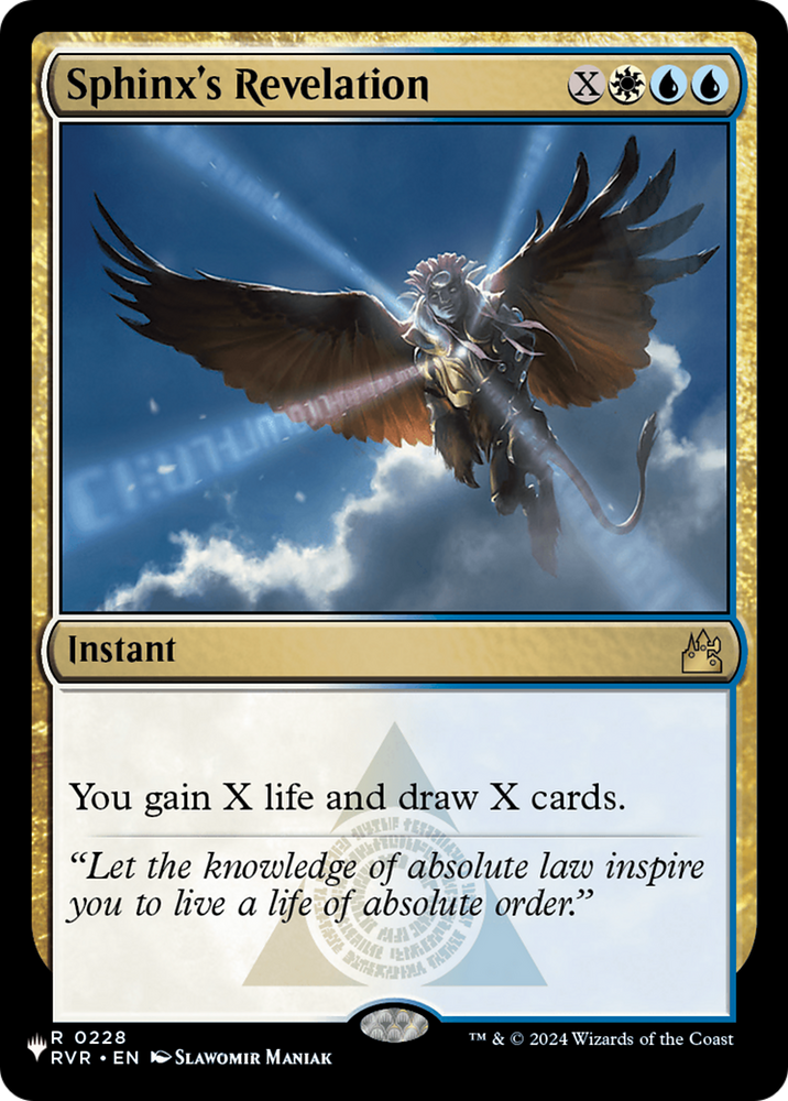 Sphinx's Revelation [The List]