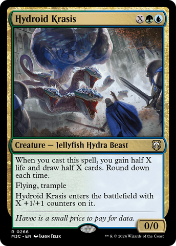 Hydroid Krasis (Ripple Foil) [Modern Horizons 3 Commander]