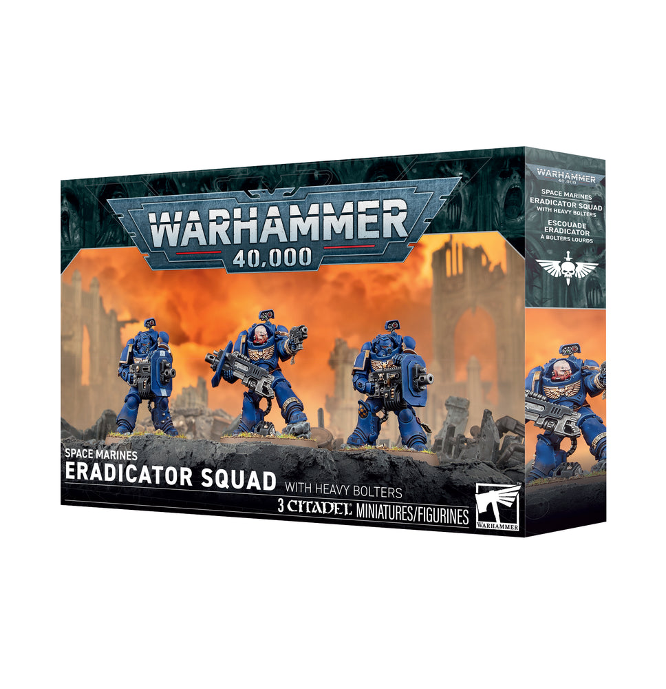 Space Marines: Eradicator Squad with Heavy Bolters box
