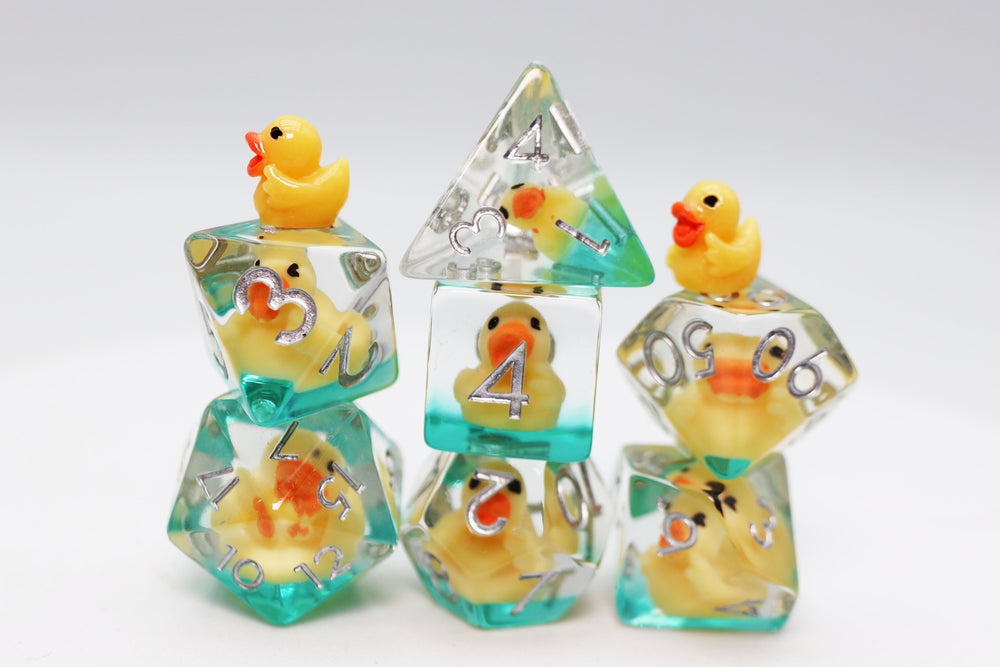 RUBBER DUCKIE RPG DICE SET