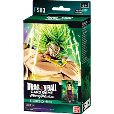 Dragon Ball Super Card game: Fusion World STARTER DECK -BROLY- [FS03]