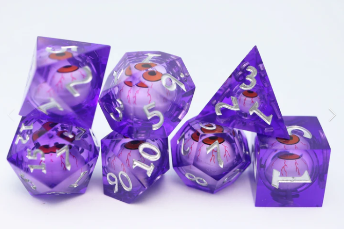 Sharp Edge Moving Eye RPG Dice Set - Mageshot