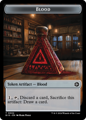 Blood Token [Outlaws of Thunder Junction: The Big Score Tokens]