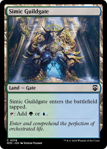 Simic Guildgate (Ripple Foil) [Modern Horizons 3 Commander]