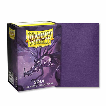 Dragon Shields: (100) Dual Matte Metallic Purple: Soul
