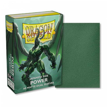 Dragon  Shields Japanese: (60) Dual Matte Metallic Green: Power