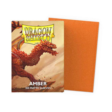 Dragon Shields: (100) Matte Amber