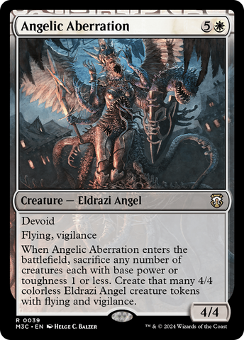 Angelic Aberration (Ripple Foil) [Modern Horizons 3 Commander]