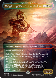 MOgIs, gOD of sLaUGHter (9994) (Rainbow Foil) [Secret Lair Drop Series]