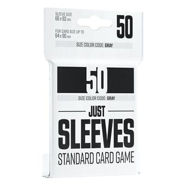 JUST SLEEVES - STANDARD CARD GAME BLACK