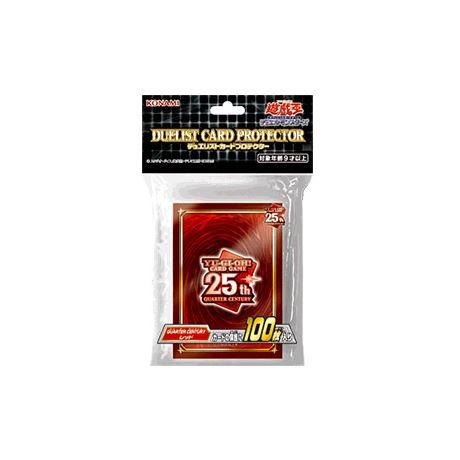 Yu-Gi-Oh OCG 25th Anniversary Quarter Century 100pcs Sleeves Red Japanese