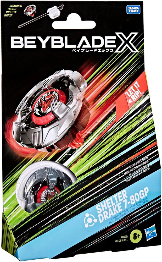 BeyBlade X | Shelter Drake 7-80GP Starter Pack