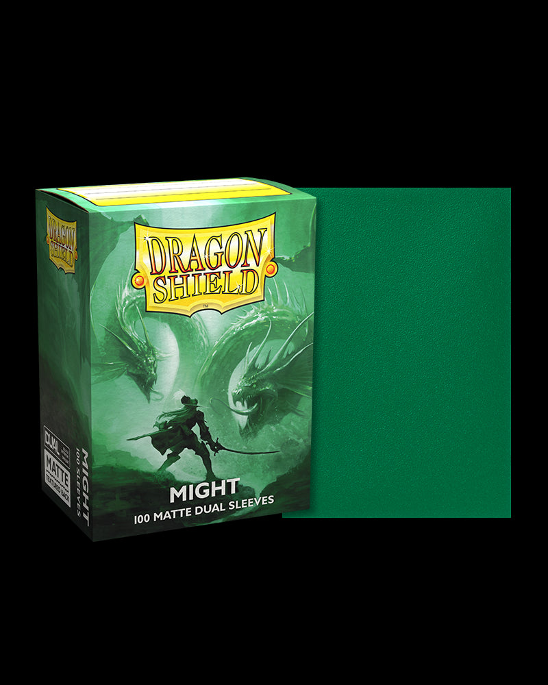 Dragon Shields: (100) Matte Dual Sleeves Might