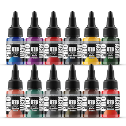 PRO Acryl 1-Step Set #1 twelve 22 ml paint bottles