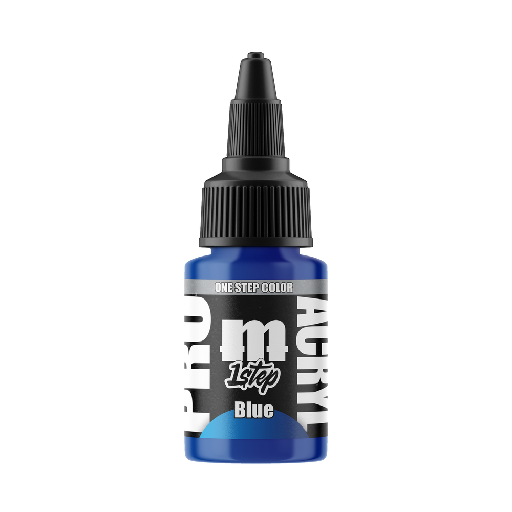 Monument Hobbies PRO Acryl 1-Step 500 Blue, 22 ml paint bottle