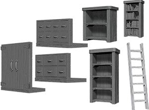WizKids Deep CutsTM Unpainted Miniatures: Archivist Library