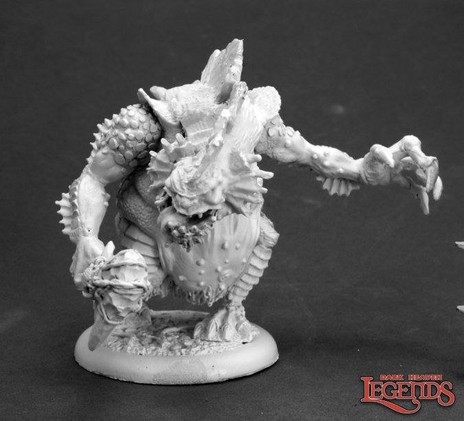 Kallaguk, King of the Trolls (resin and metal)