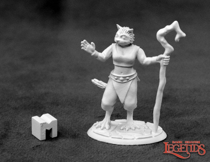 Mistveil, Catfolk Sorceress