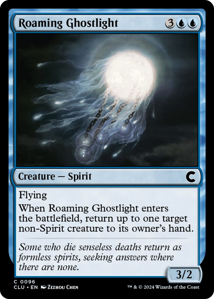 Roaming Ghostlight [Ravnica: Clue Edition]