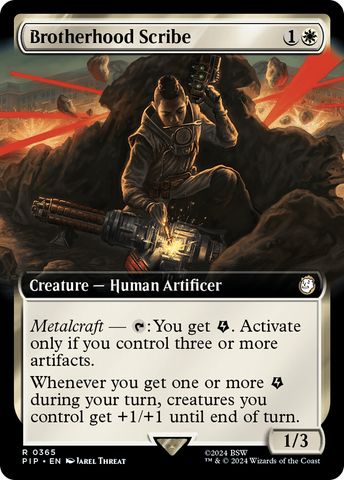 Brotherhood Scribe (Extended Art) [Fallout]