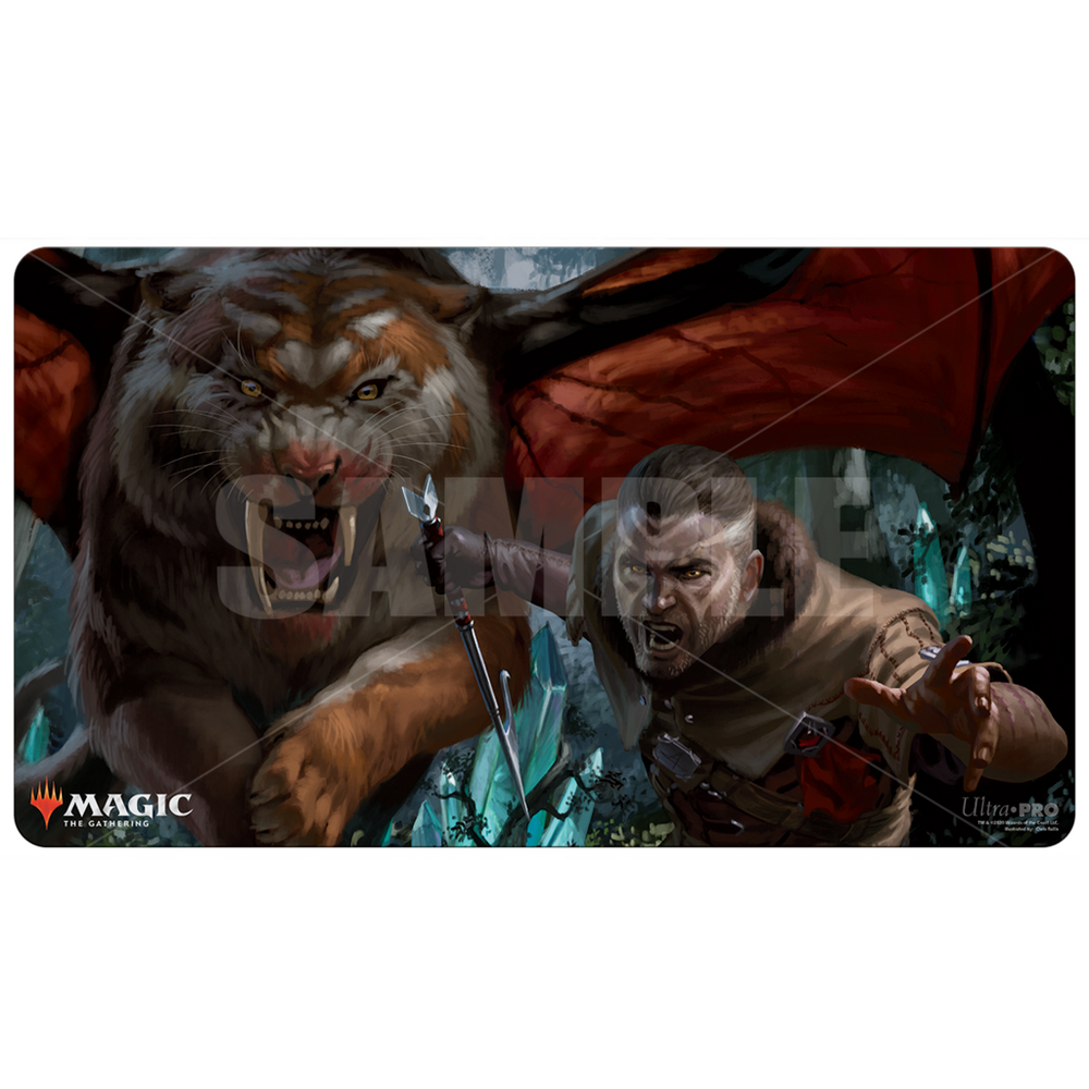 IKORIA: LAIR OF BEHEMOTHS "GO FOR BLOOD" GAMING PLAYMAT FOR MAGIC THE GATHERING