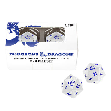 Dungeon And Dragons Heavy Metal Icewind Dale D20 Dice Set