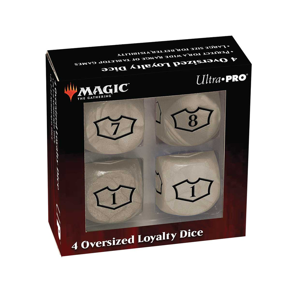 Ultra Pro Deluxe 22MM Plains Loyalty Dice Set with 7-12 for Magic: The Gathering